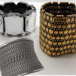 Lot of Wide Bracelets